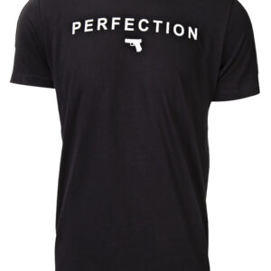 Glock AA75126 Perfection Pistol  Black Cotton Short Sleeve Large
