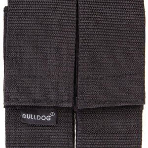 Bulldog WMAGL Double Mag Holder  Black Nylon Belt Loop