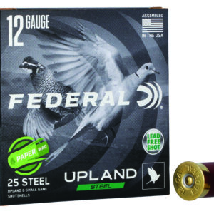 Federal USH122W75 Upland Field & Range Paper Wad 12Gauge 2.75" 1oz 7.5Shot 25 Per Box/10 Case