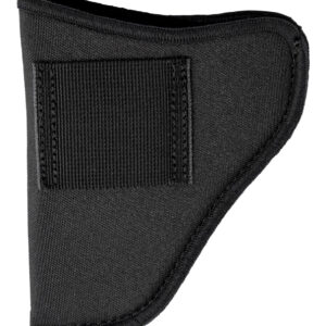 Uncle Mike's 21106 GunMate Hip Holster Size 06 Black Tri-Laminate Belt Clip/Belt Loop Fits Med Frame Pistol Fits 4" Barrel Belt 2" Wide Ambidextrous