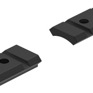 Leupold 180293 QRW Cross-Slot Base Set Matte Black Remington 700