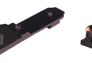 TruGlo TG114 Lever Action Rifle Sights  Black 0.500" Red Front, Green Rear Adjustable for Henry Rifles