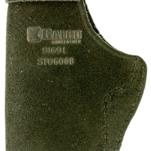 Galco STO800B Stow-N-Go  IWB Black Leather Compatible w/ Glock 43/43X/Springfield  Hellcat Belt Clip Mount Right Hand
