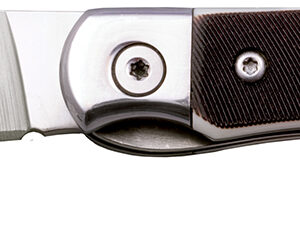 Cold Steel CSFL3RB Ranch Hand  3" Folding Clip Point Plain SK-5 Steel Blade/Brown w/Polished Bolsters Faux Sawed Bone Handle Features Lanyard Hole