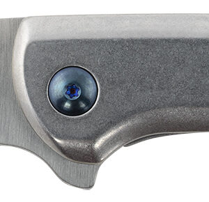 CRKT 5385 Delineation  2.94" Folding Wharncliffe Plain Satin 8Cr13MoV SS Blade/ Satin Stainless Steel Handle Includes Pocket Clip