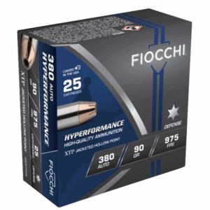 Fiocchi 380 Auto 90 Grain XTPHP 25/Box