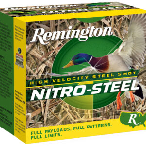 Remington Ammunition 20837 Nitro-Steel High Velocity 12Gauge 3.50" 1 1/2oz BBShot 25 Per Box/10 Case