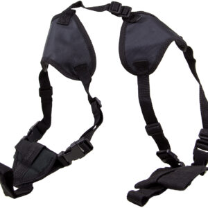 Bulldog WSHD20 Deluxe Shoulder Harness Black Nylon Harness Fits Ruger LCP/Glock 42/2-3" Barrel Ambidextrous