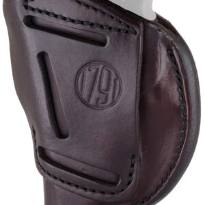 1791 Gunleather 4WH1SBRR 4-Way  IWB/OWB 01 Signature Brown Leather Belt Clip Fits 3-4" Barrel 1911 Right Hand