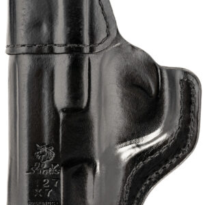 DeSantis Gunhide 127BAX7Z0 Inside Heat  IWB Black Leather Belt Clip Fits S&W M&P Shield 9/40 Right Hand