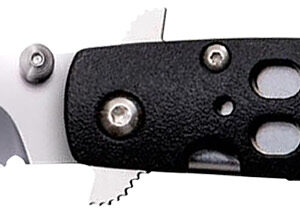 Cold Steel 26SP Ti-Lite  4" Folding Plain Spear Point Japanese AUS-8A SS Blade/ Black Zy-Ex Handle