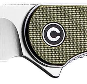 Civivi Knives C907E Elementum  2.96" Folding Plain Satin D2 Steel Blade, 4.03" Green Textured G10 Handle
