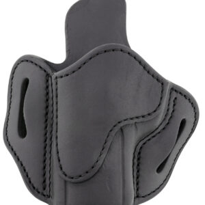 1791 Gunleather ORBH24SSBLL BH2.4S Optic Ready OWB Size 2.4S Stealth Black Leather Belt Slide Fits FN 509/HK VP9SK Left Hand