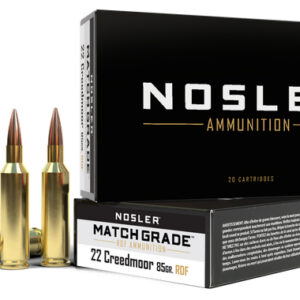 NOS AMMO MATCH 22CREED 85GR RDF HPBT 20/10