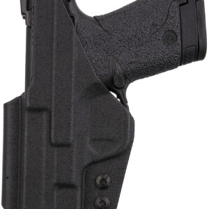 1791 Gunleather TACIWBSHIELDBLKR Tactical Kydex  IWB Black Kydex Belt Clip Fits S&W Shield