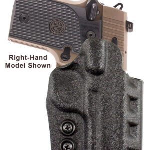 DeSantis Gunhide D94KB8WZ0 Cazzuto  OWB Black Kydex Paddle Fits Springfield Prodigy w/wo Red Dot Fits 4.25-5" Barrel Left Hand