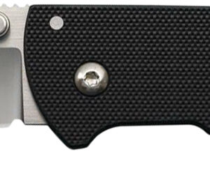 Cold Steel CS26WD Air Lite 3.50" Folding Drop Point Plain AUS-10A SS Blade/Black G10 Handle Includes Pocket Clip