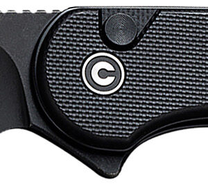 Civivi Knives C18062P-1 Elementum II  EDC 2.96" Folding Drop Point Plain Black Stonewashed Nitro-V Steel Blade, Black Textured G10 Handle