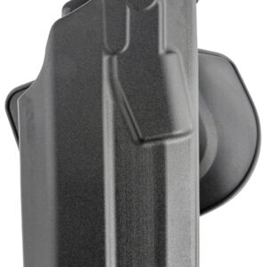 Safariland 73788325411 7378-7TS-ALS  OWB Black SafariSeven Compatible with Glock 17 w/Light, Belt Slide/Paddle Mount, Right Hand