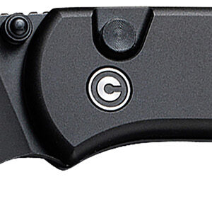 Civivi Knives C22030E-1 Qubit  2.98" Folding Drop Point Plain Black Stonewashed 14C28N Steel Blade, Black Aluminum Handle