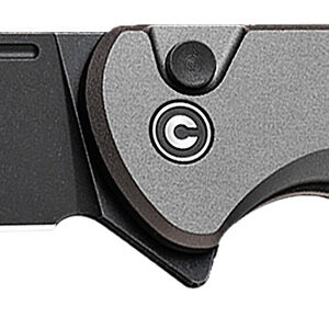Civivi Knives C20022B-3 Chevalier II  EDC 3.47" Folding Sheepsfoot Plain Satin 14C28N Steel Blade, Gray Aluminum Handle