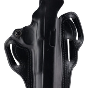 DeSantis Gunhide 001BAB2Z0 Thumb Break Scabbard OWB Black Leather Belt Slide Fits Glock 17 Fits Glock 22 Fits Glock 31 Right Hand