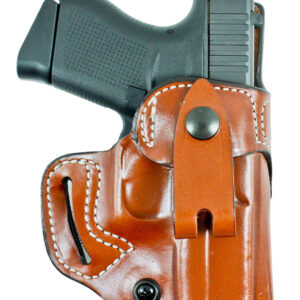 DeSantis Gunhide 159TA8JZ0 Osprey  IWB/OWB Tan Leather Belt Slide Fits Sig P365/P365 SAS Belt 1.50" Wide Right Hand