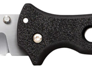 Cold Steel CS10AA Counter Point XL 6" Folding Spear Point Plain Satin AUS-10A SS Blade/Black Griv-Ex Handle Includes Pocket Clip