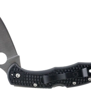 Spyderco C11FPBK Delica Folder 2.875" VG-10 Flat Ground Plain Edge Fiberglass Reinforced Nylon Black