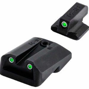 TruGlo TGTG231Z2W Tritium Pro  Black | Green Tritium White Outline Front Sight Green Tritium Rear Sight