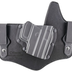 Galco KT248B KingTuk Deluxe IWB Black Kydex/Leather UniClip Fits Sig P220 Fits Sig P226 Right Hand