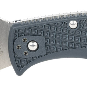 Spyderco C243PGYW Endela Lightweight 3.41" Folding Clip Point Plain VG-10 SS Blade Blue/Gray FRN Handle Includes Pocket Clip