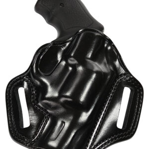 Galco CM880B Combat Master  OWB Black Leather Belt Slide Fits Springfield XDM 4.5" Right Hand