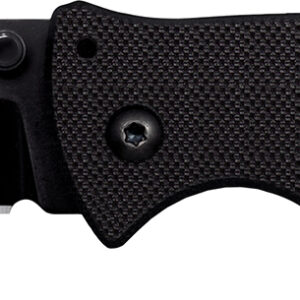 Cold Steel CSFLC3SP10A Verdict  3" Folding Spear Point Plain Black Matte AUS-10A SS Blade/Black G10 Handle Includes Belt Clip