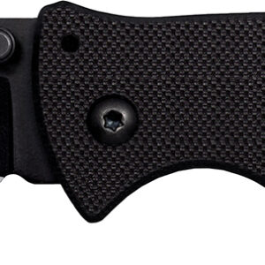 Cold Steel CSFLC3T10A Verdict  3" Folding Tanto Plain Black Matte AUS-10A SS Blade/Black G10 Handle Includes Belt Clip