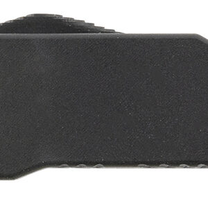 Templar Knife CABR321 Premium LW  Micro 1.85" OTF Drop Point Plain Black Oxide Stonewashed D2 Steel Blade, 3.50" Black Aluminum Handle, California Legal