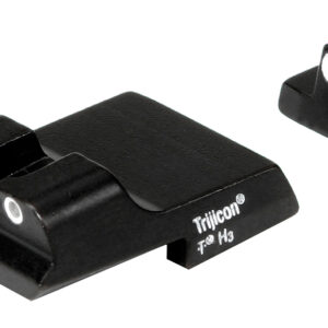 Trijicon 600437 Bright & Tough Night Sights  Green/Tritium White Outline Front Sight-Green/Tritium White Outline Rear Sight Smith & Wesson 1911