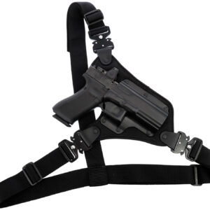 Galco HR248RB High Ready  Fits Chest Up To 58 " Black Kydex/Nylon Shoulder/Torso Strap Fits Sig P220/P226/Browning BDA Right Hand