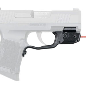 Crimson Trace 0181501 Laserguard  Fits Sig P365/P365XL/P365SAS, Red Laser Black Polymer Trigger Guard Mount