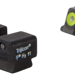 Trijicon 600751 HD Night Sights  Green/Tritium Yellow Outline Front Sight-Green Tritium Black Outline Rear Sight Springfield XD-S/XD-E
