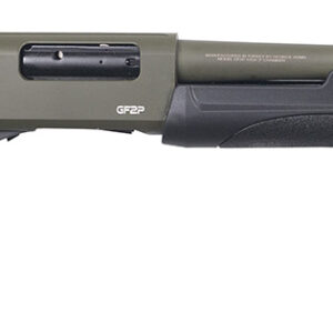 Gforce Arms GF2P12 GF2P  12 Gauge Pump 3" Chamber 7+1 20" Fixed Cylinder Bore, OD Green Barrel/Rec, Black Furniture, 5rd Shell Carrier Stock, Rubber Pistol Grip, Blade Sight, 3rd Shell Holder on Rec