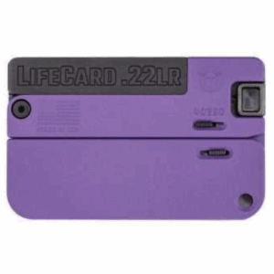 Lifecard Folding 22LR Single Shot - Bright Purple