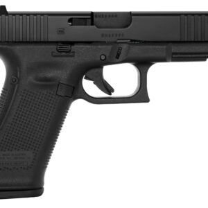 Glock PA175S203 G17 Gen5 Full Size 9mm Luger 17+1 4.49" Black GMB Barrel, Black nDLC Serrated Slide, Black Polymer Frame w/Picatinny Rail, Black Textured w/Interchangeable Backstrap Grip, Ambidextrous