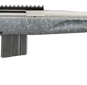 Ruger 46910 American Rifle Gen II Full Size 6mm ARC 10+1 20" Cobalt Cerakote Threaded Barrel, Picatinny Rail Steel Receiver, Gray Splatter Adjustable Synthetic Stock