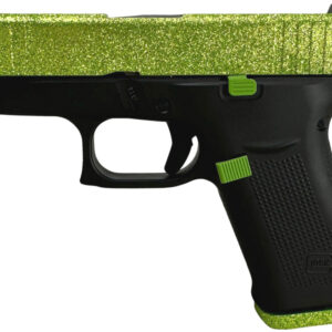 GLOCK 43X 9MM GLITTER GUNZ ZOMBIE GREEN