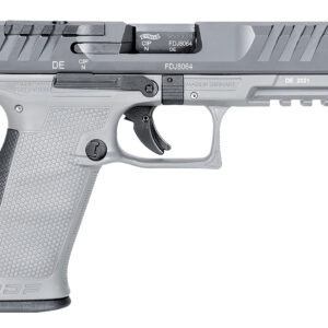 Walther Arms 2858371NP3 PDP  Full Size Frame 9mm Luger 18+1 4.50" Stainless Polygonal Rifled Barrel, Optic Ready/Serrated Steel Slide, Gray Polymer Frame w/Picatinny Rail Ambidextrous