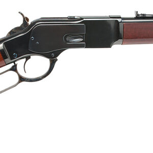 Cimarron CA2057AS1 1873 US Marshal Indian Territory Carbine 357 Mag 9+1 18.50" Blued Round Barrel, Fixed Walnut Stock