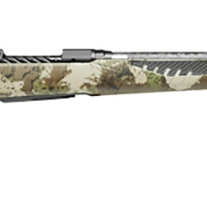 Savage Arms 58017 110 UltraLite 308 Win 4+1 22" Threaded Carbon Fiber Wrapped Barrel, Black Melonite Rec, Woodland Camo AccuStock with AccuFit