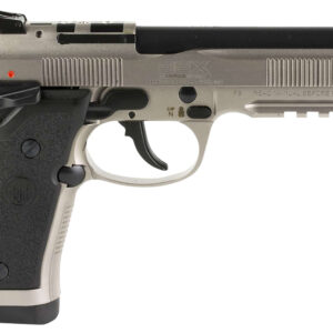 Beretta USA J92XPC020 92X PCO Full Size Frame 9mm Luger 10+1, 4.90" Black Barrel, Gray Nistan Optic Ready/Serrated Steel Slide & Frame w/Beavertail & Picatinny Rail