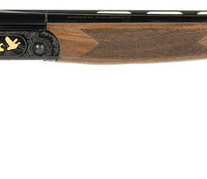 F.A.I.R. FRSLX600BL1628 SLX 600  Full Size 16 Gauge Break Open 3" 2rd 28" Black Over/Under Vent Rib Barrel, Black Engraved Stainless Steel Receiver, Fixed Walnut Stock, Technichoke System